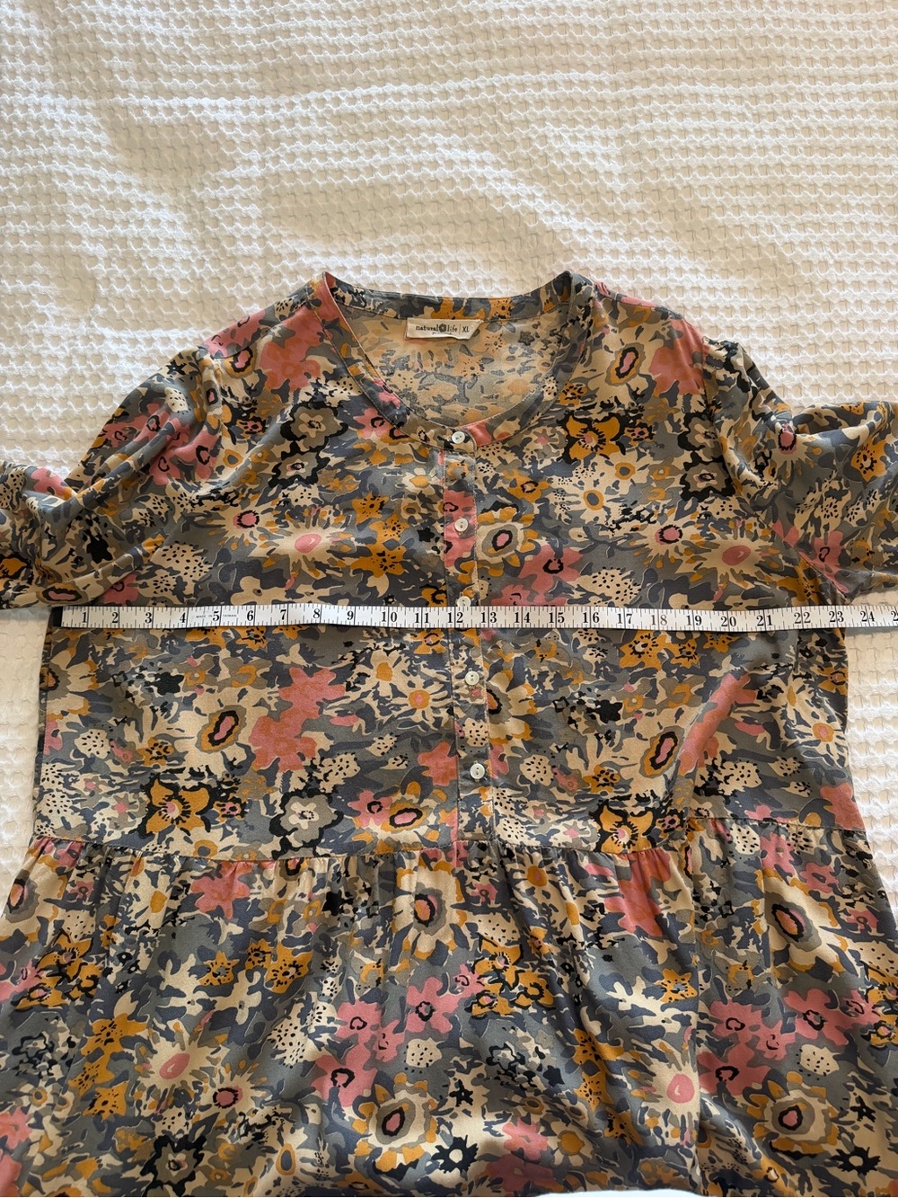 Natural Life Babydoll Floral Dress Size XL - Picture 6 of 7
